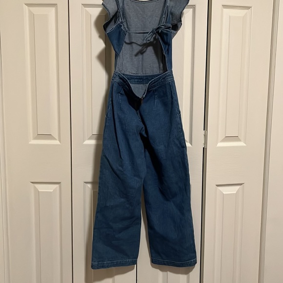 NWT! Sugar+Lips denim halter jumpsuit - Picture 4 of 8